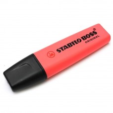 STABILO Boss Original Highlighter Pen - 70/40 RED (Item No: A14-01 SSBOSSRD) A1R3B59